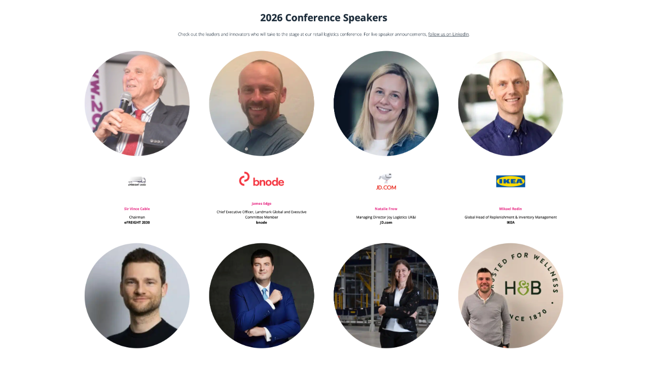 Leaders in Logistics Autumn 2026 | Business Design Centre, Islington