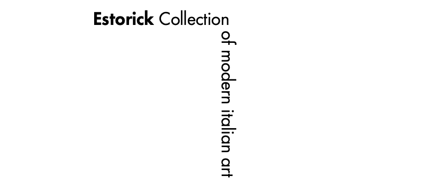 Estorick Collection of modern italian art logo